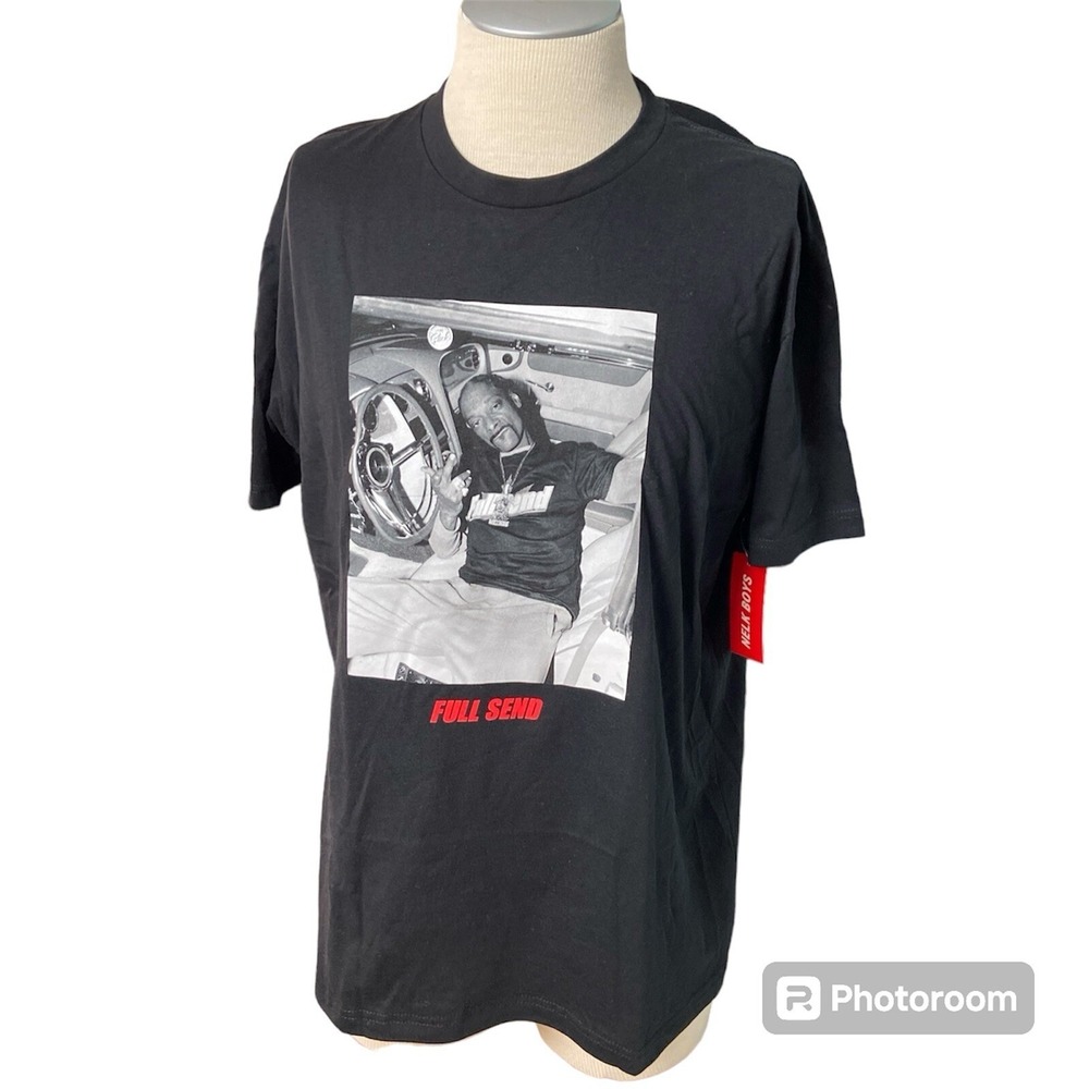Full Send mens Snoop Dogg Tshirt XL Black